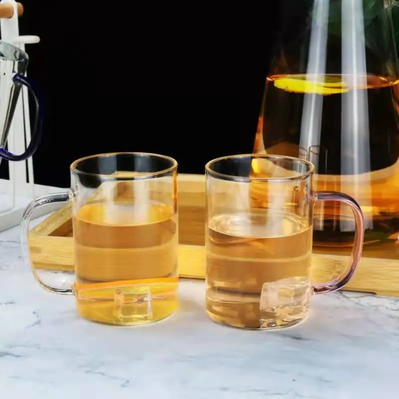 Инструмент для кухни и бара стеклянная прозрачная кружка из боросиликатного