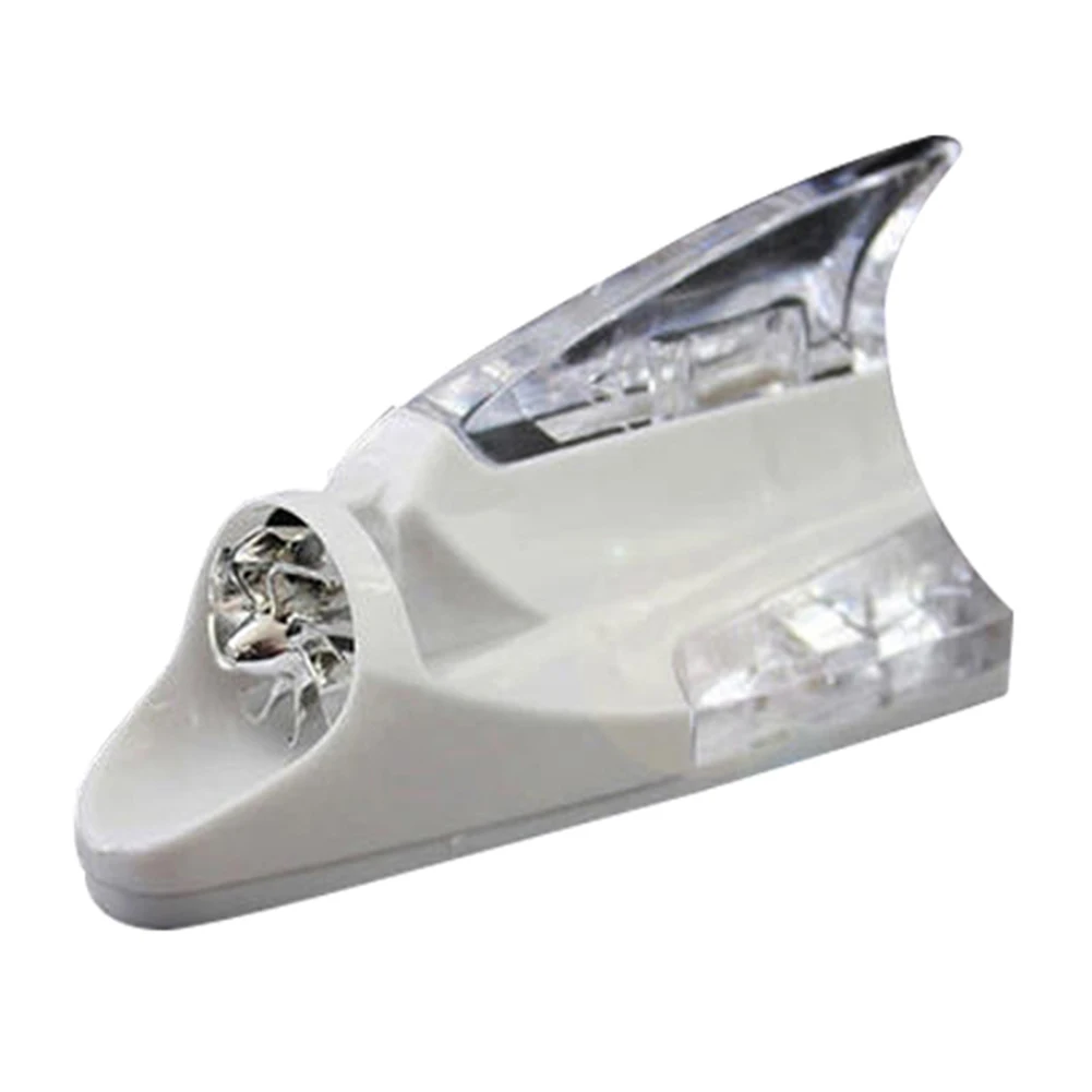 

Car Auto Styling Wind Power Shark Fin Shaped Receiving Antenna LED Warning Flashing Light Lamp