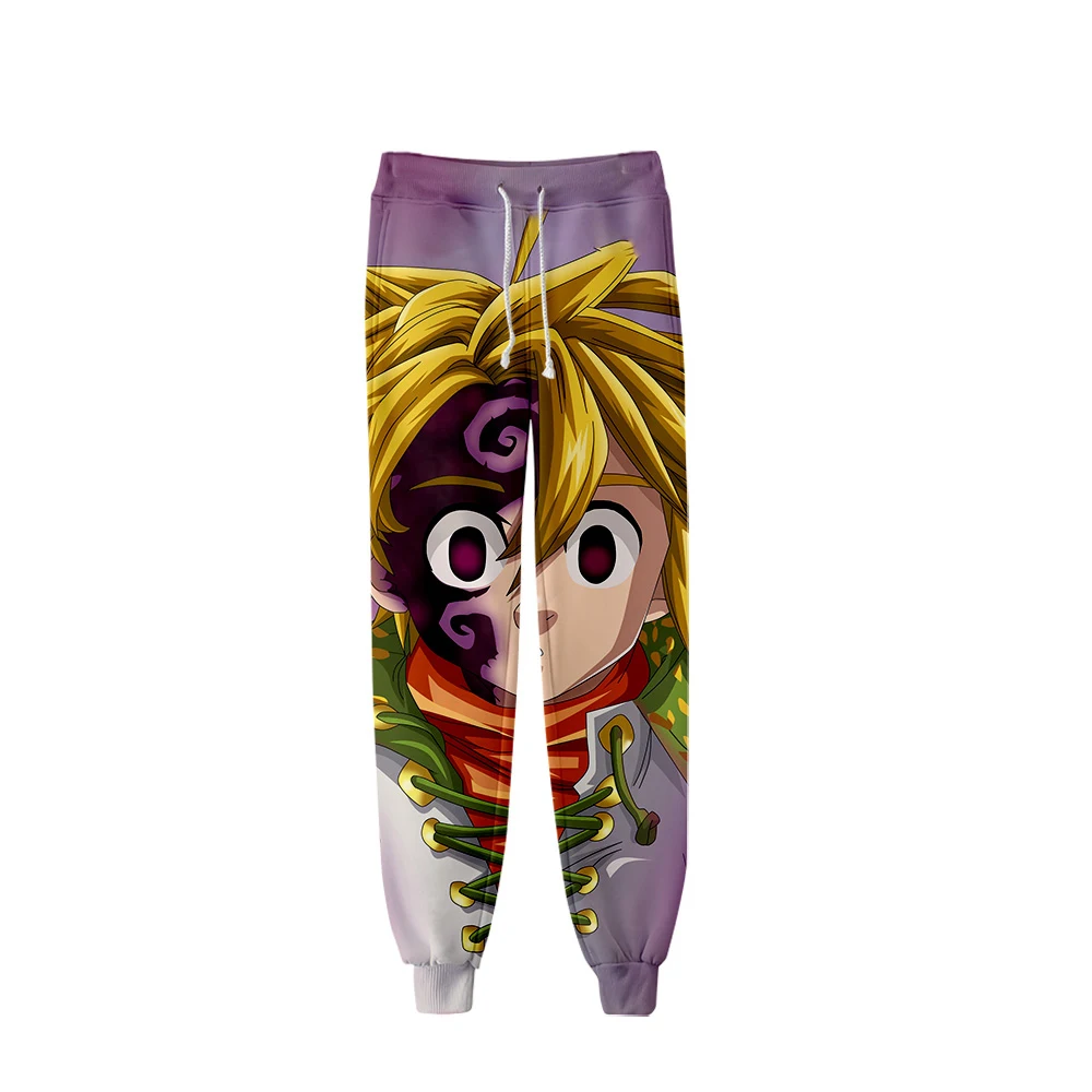 

Meliodas Jogger Pants Light/breathable New Fashion Casual Harajuku High Quality Trousers Meliodas Anime Cool Pants Pencil Pants