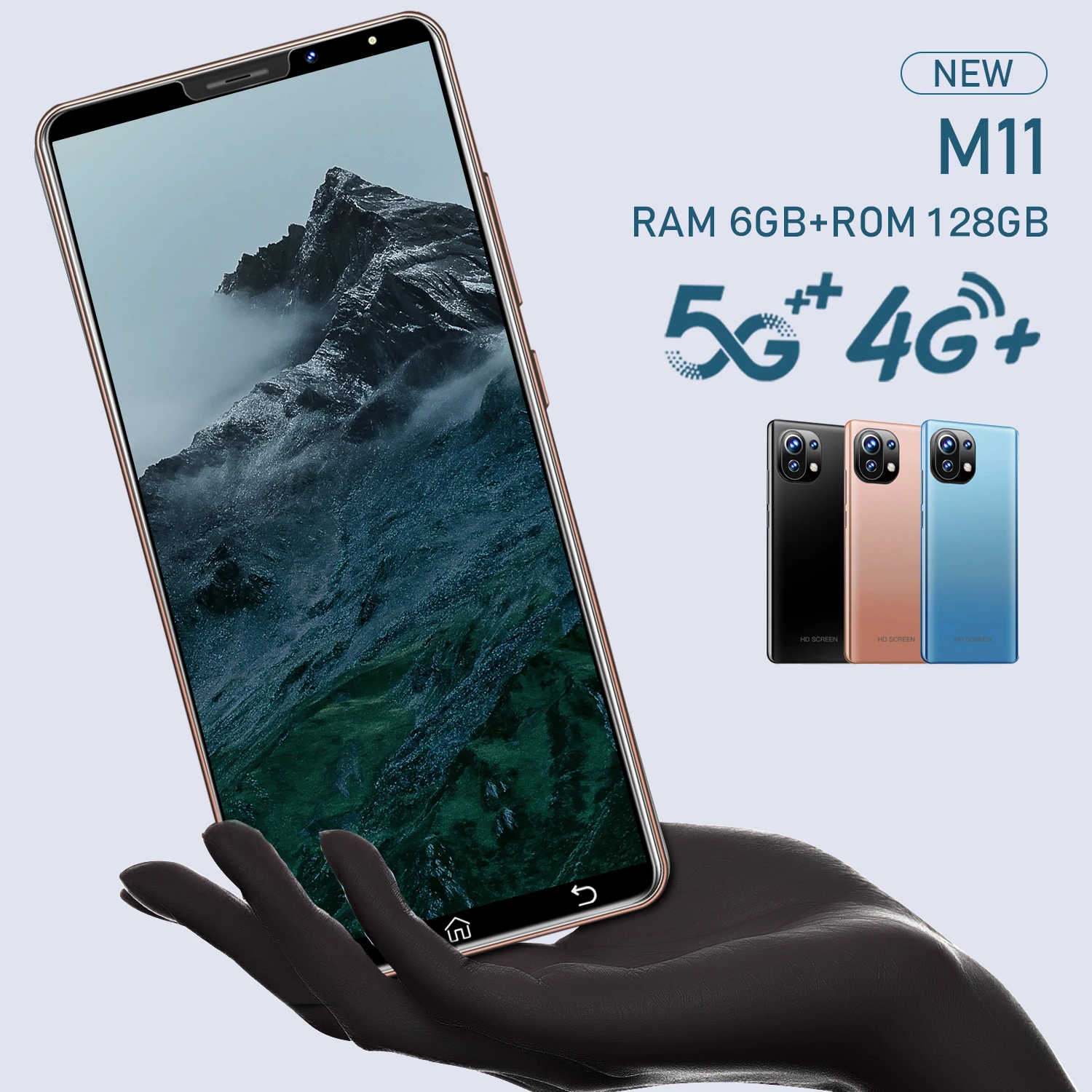 

4G LTE NFC Snapdragon888 2021 XIAO M11 5G Smartphone 10 Core 6+128GB Dual SIM Mobile Phone 16+32MP Camera Face Unlock Cellphone