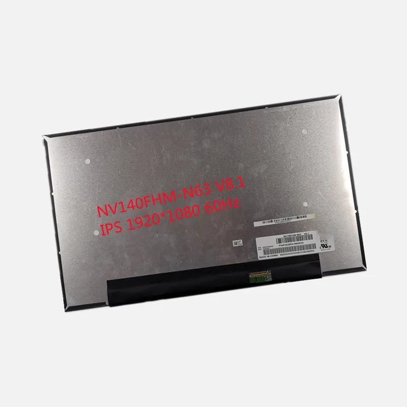 

NV140FHM-N63 V8.1 1920*1080 FHD 72% NTSC Color 97% sRGB for BOE 14.0“ Laptop eDP 30pins Slim Matte Fit NE140FHM-N44 NV140FHM-N65