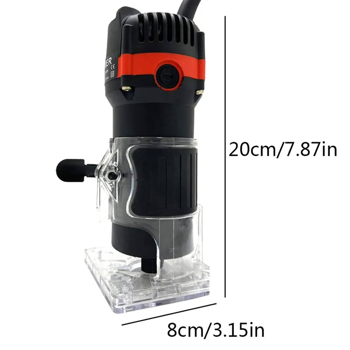 

2300W 35000r/min Wood Electric Trimmer Woodworking Wood Milling Electric Hand Trimmer Wood Laminator Router Edge Joiners Set
