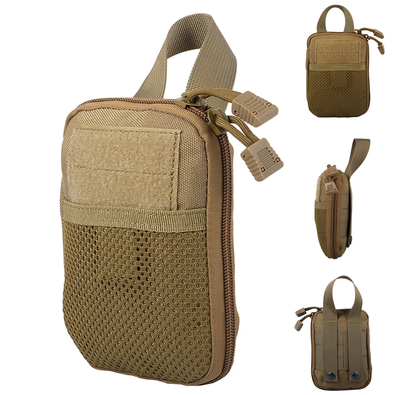Тактический MOLLE EDC мешок аксессуар сумка для паспорта бумажник телефон карман Чехлы талии Охотничьи сумки Открытый фонарик журнал сумка