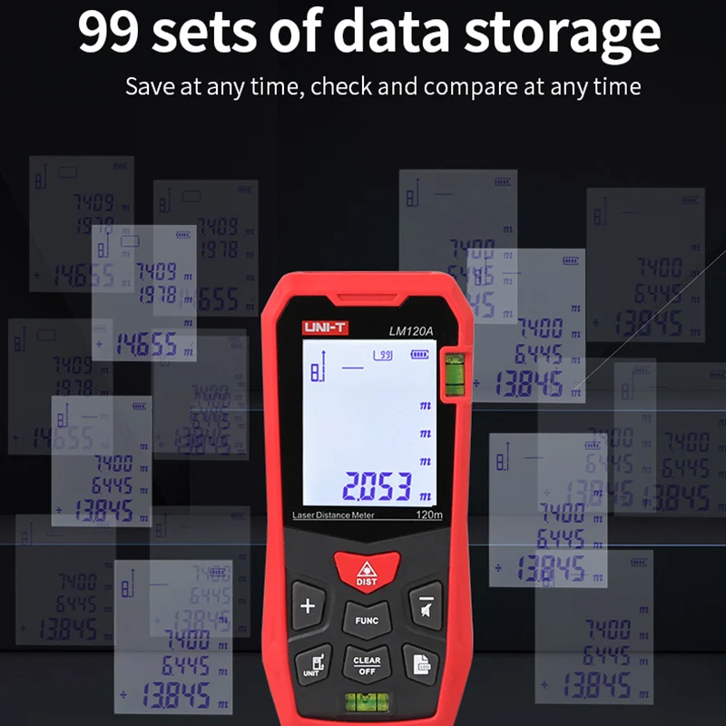 Мини-лазерный дальномер LM100A ручной Инфракрасный измерительный инструмент