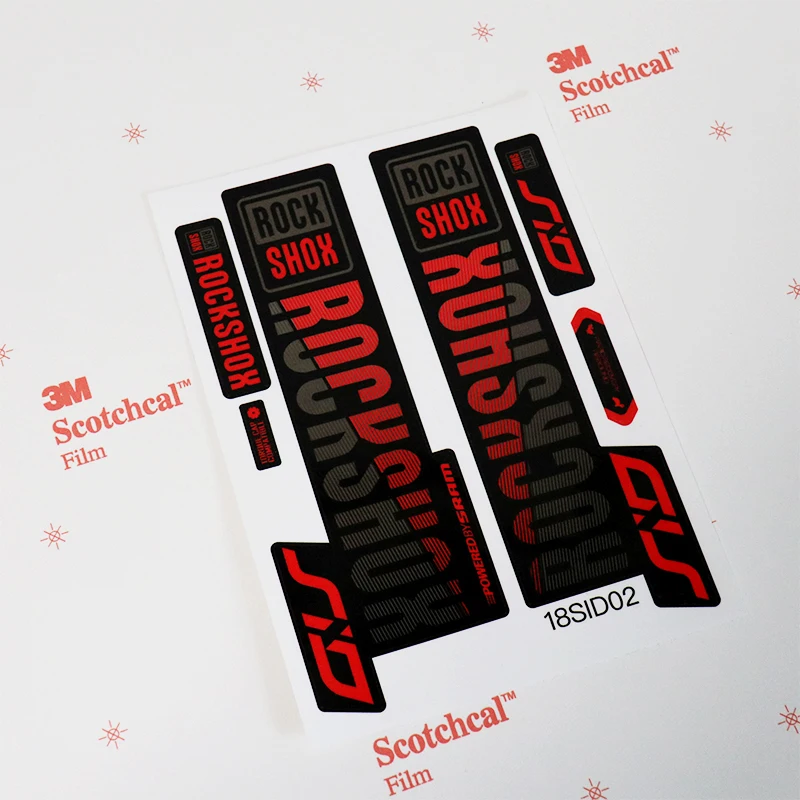 2020 СИД ROCK SHOX вилки МТБ Стикеры для горного велосипеда руль Rockshox велосипедная
