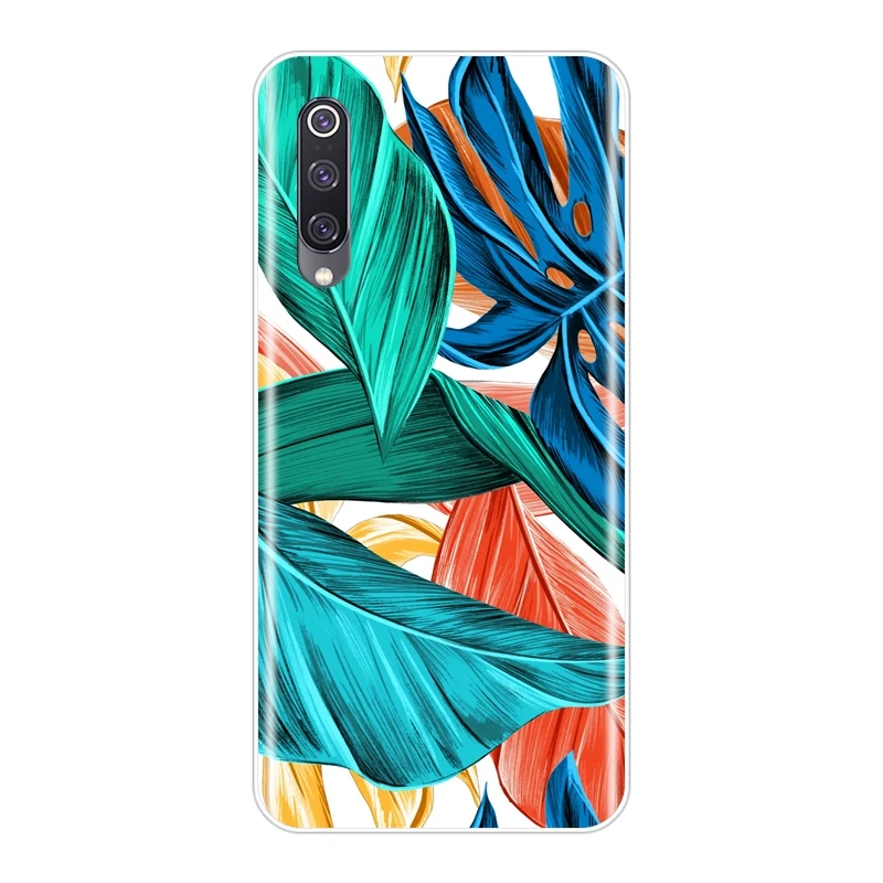 Чехол для телефона Xiaomi Mi A3 9 SE, мягкий ТПУ эстетический цветок с цветочным рисунком, красивая задняя крышка для Xiaomi Mi 9T 8 PRO, силиконовый чехол