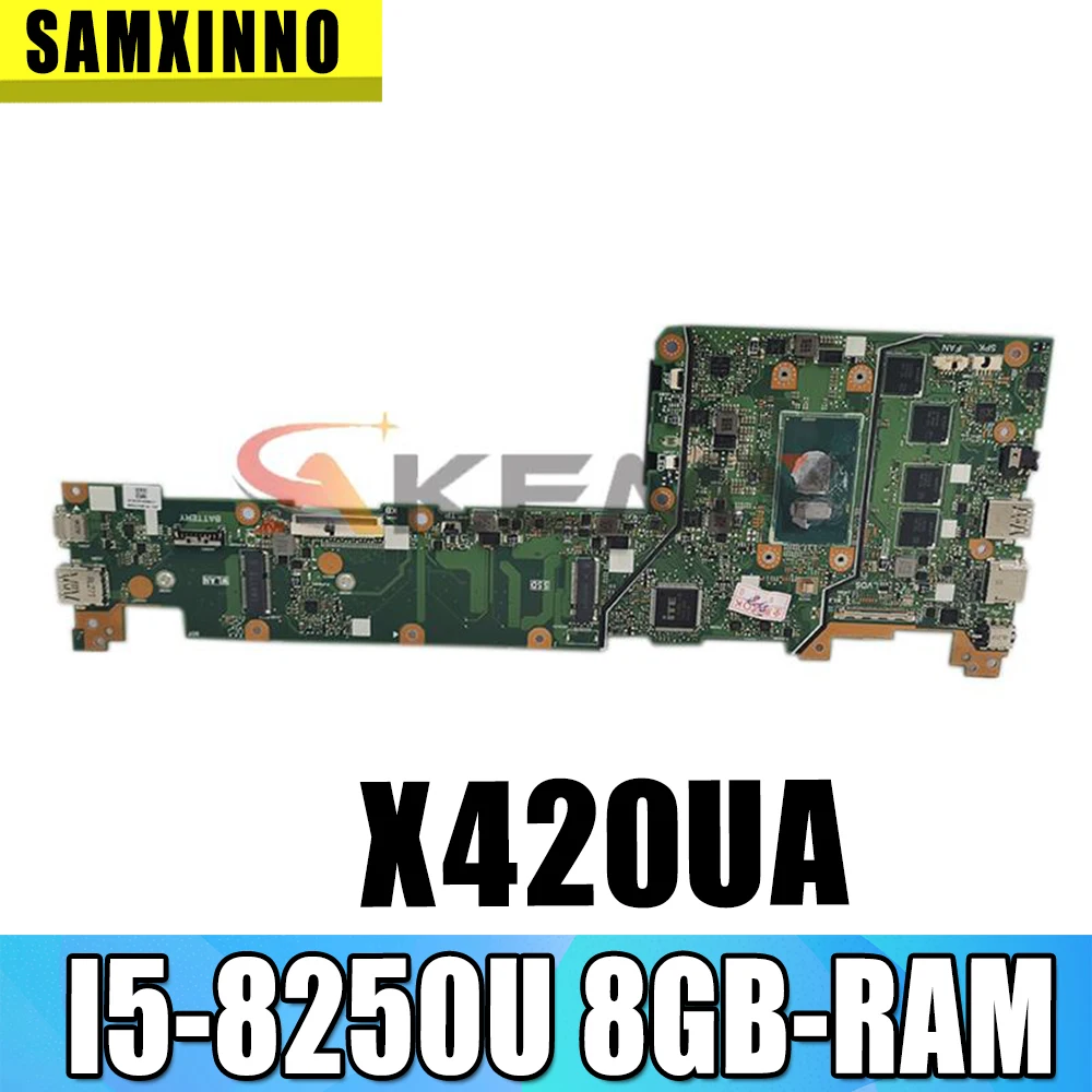 

60NB0LA0-MB3120 For ASUS VivoBook X420U X420UA Y406U Y406UA Laptop Motherboard REV.2.0 Mainborad W/ I5-8250U CPU 8GB-RAM Test ok
