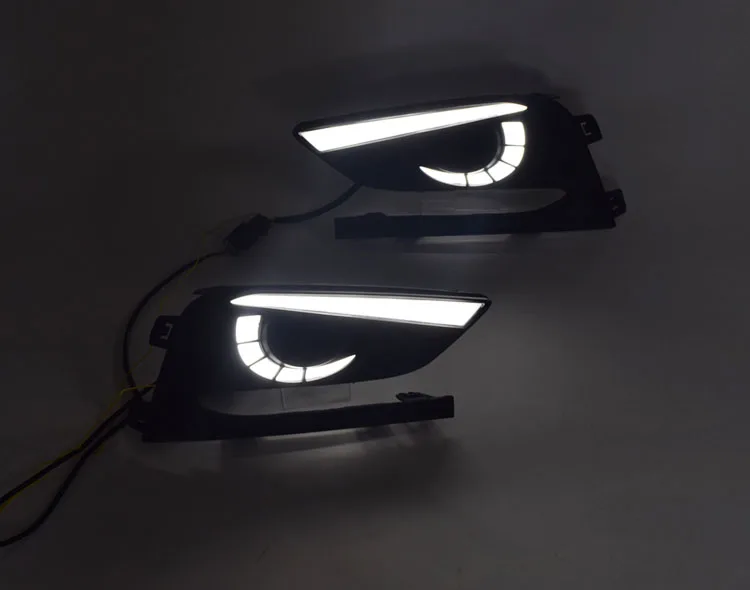 YUANEN 2 шт. DRL для Chevrolet Cruze дневные ходовые огни противотуманная фара крышка фары 12 в дневной сигнал для Chevy