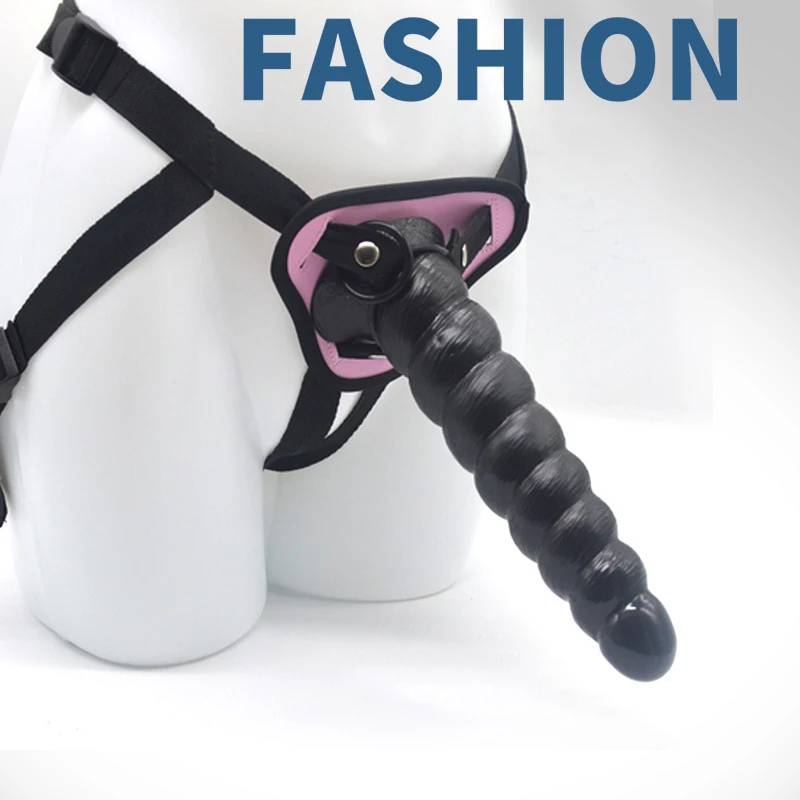 Секс шоп фаллоимитатор Faak 25 4 см со спиральными ракушками Анальный ремешок для