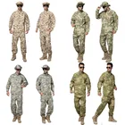 Мужская Военная Униформа 10 видов цветов, камуфляжная Спецодежда макси, размеры XS  2XL