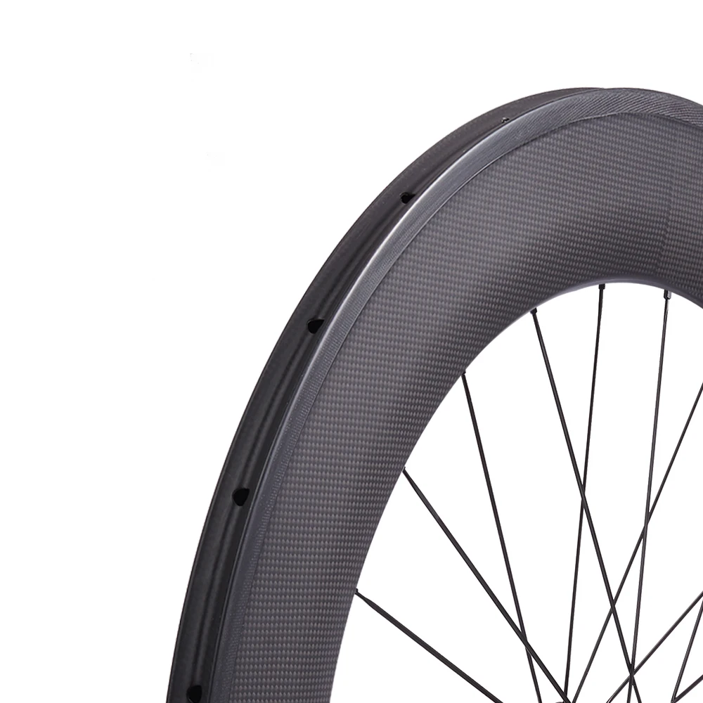 Карбоновые колеса для дорожного велосипеда 88 мм глубина 23 25 ширина U-образной