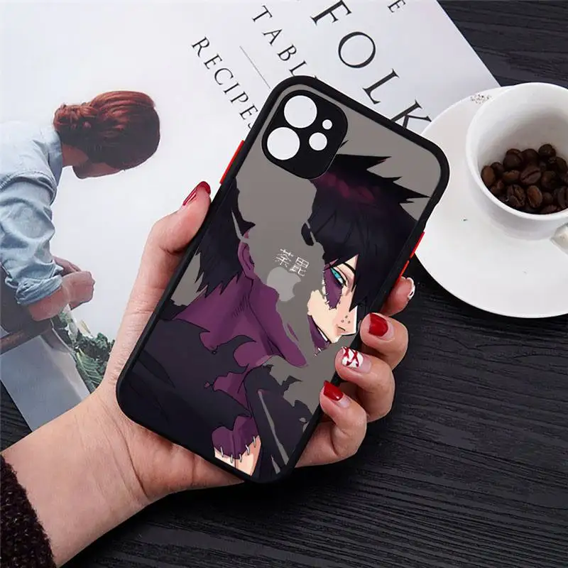 

My Hero Academia anime Evil devil smile Phone Case matte transparent For iphone 7 8 11 12 plus mini x xs xr pro max cover