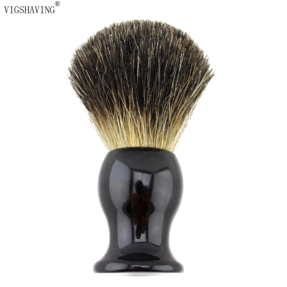 VIGSHAVING Resin Handle Pure Badger Hair Men Shaving Brush | Красота и здоровье