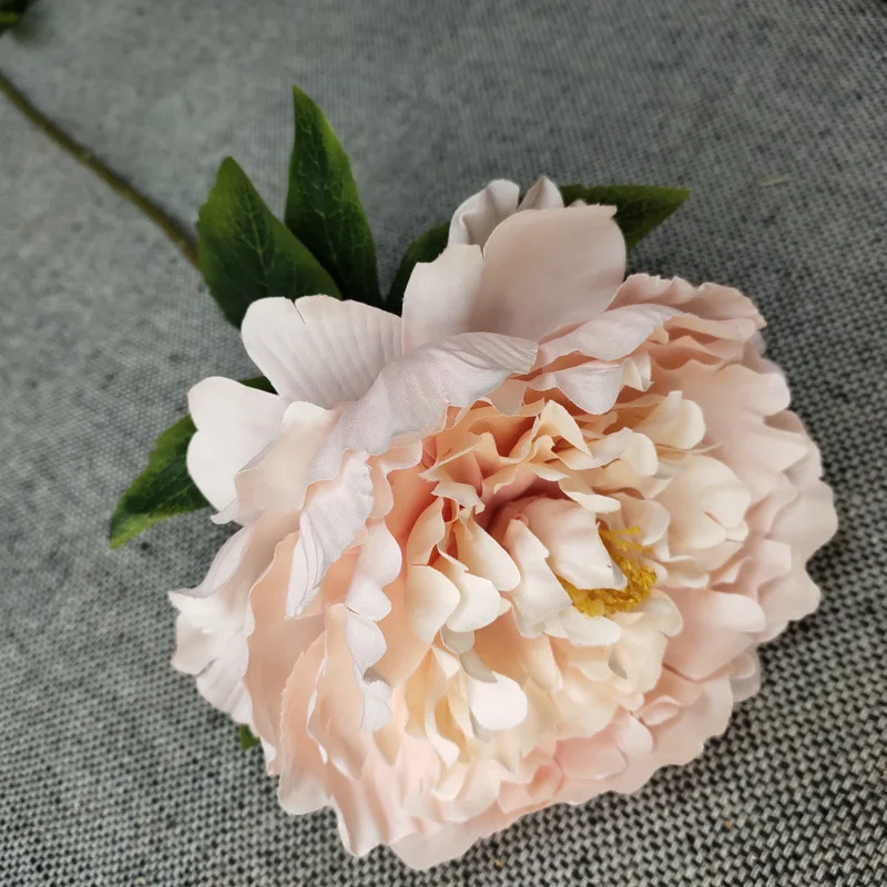1pc Peony Artificial White Flowers Wedding Wall Decor Silk Flower Arrangement Accessory Fake Big Peonies Home | Дом и сад