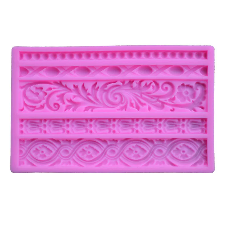 Силиконовая форма для торта красивое украшение с цветочным рисунком десерт мусс