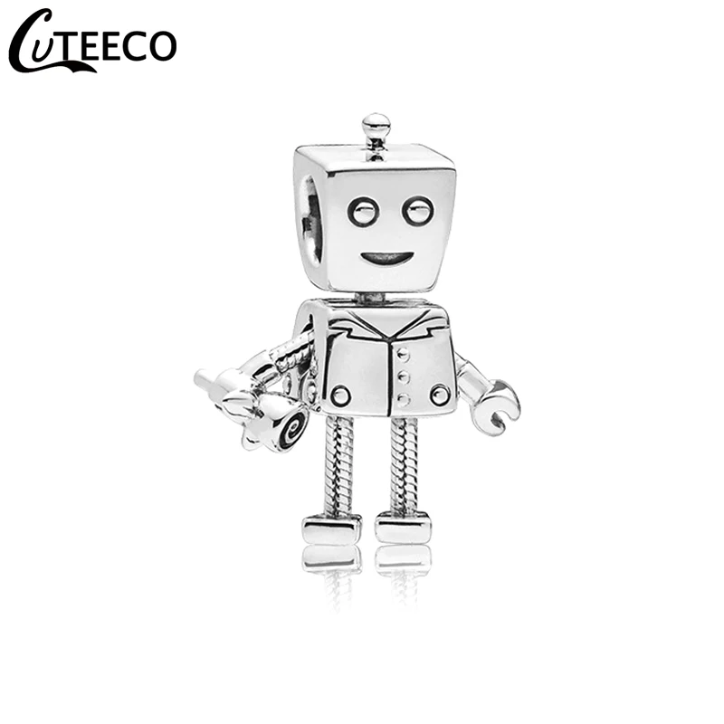 CUTEECO 2019 Новинка Робот роза DIY Сплав Бусины Подходят для брендового браслета