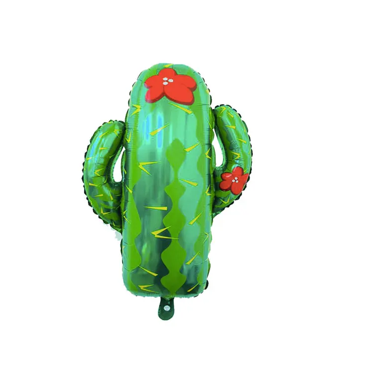 Mexican Party Decorations: Birthday Party Supplies for Fiesta Mexicana with Helium Foil Cactus, Taco, Llama Balloons, and Pom Poms image 3