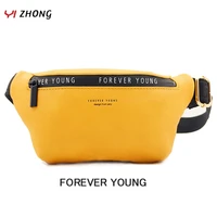 yizhong leather luxury brand fanny pack for women unisex large capacity waist bag travel belt bags multifunction chest bag sac