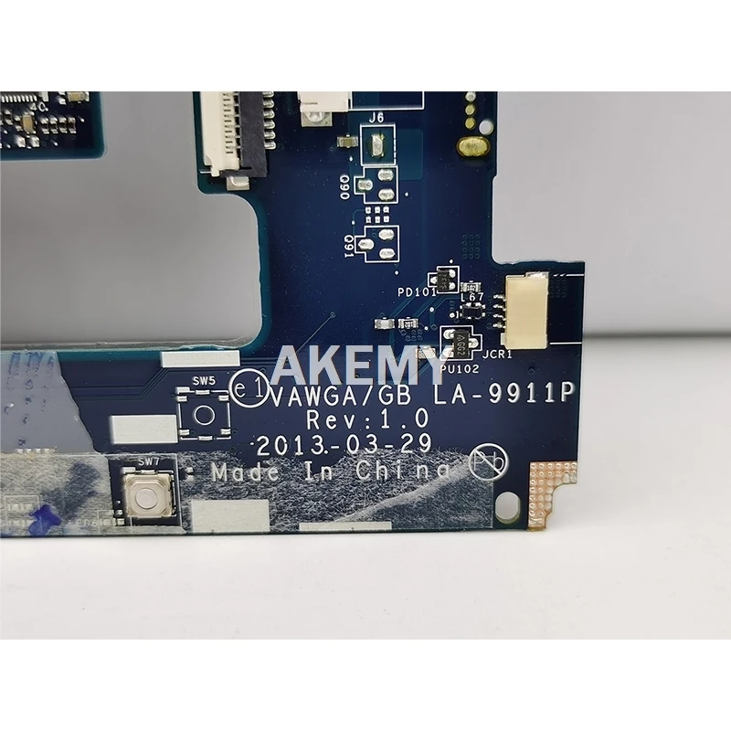 G505 VAWGA/GB LA 9911P материнская плата для For Lenovo g505 E1 E2 CPU la 9911p rev: 1 0 с ЦП тест|Материнские