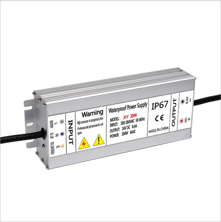 

hot selling good quality best price 24V 200W waterproof power supply 24V led light box waterproof power supply 24v waterproof power supply
