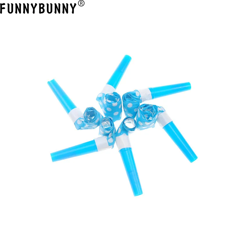 FUNNYBUNNY Toys партия из 6 музыкальных выдуваний сувениры на день рождения Новогодняя