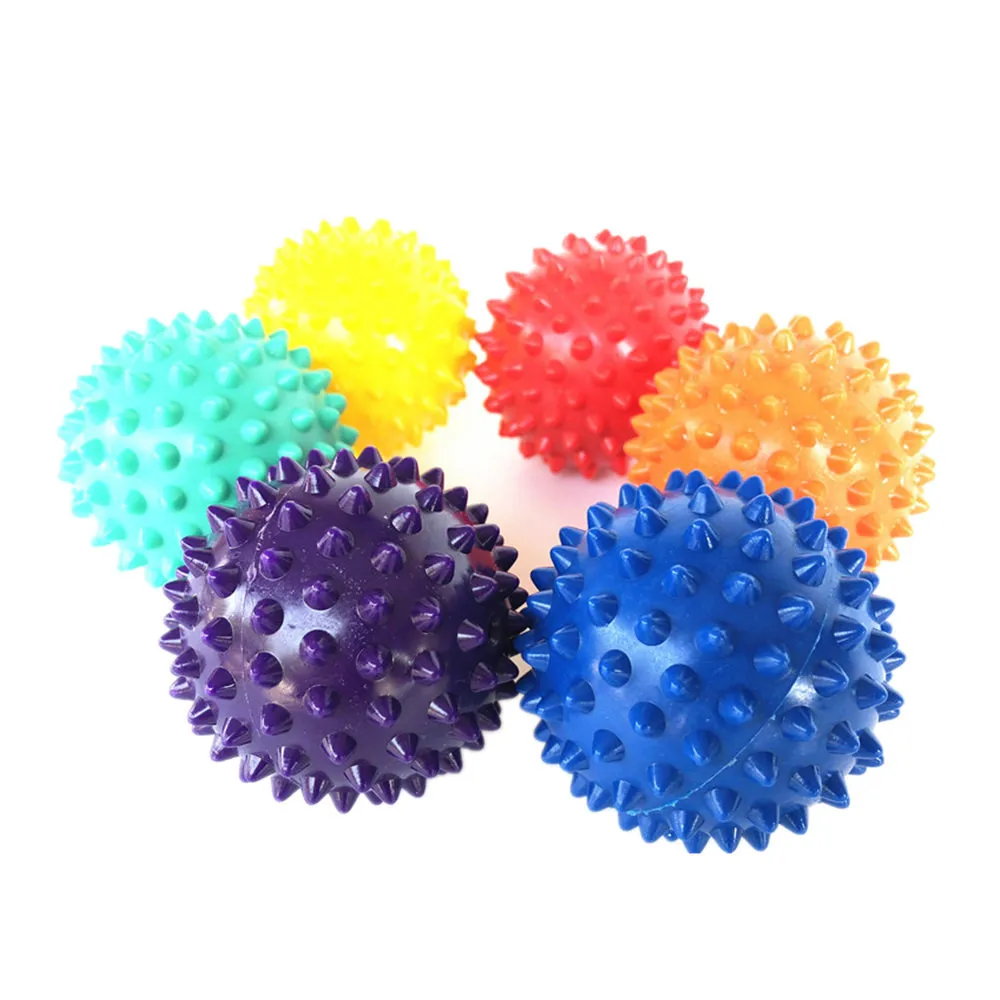 6 5 см массажный мяч роликовый рефлексологический стресс облегчение для тела Йога
