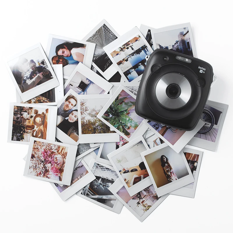 Fujifilm Instax квадратный мгновенный белый край пленка 10 листов для Fuji SQ10 Гибридный формат камеры