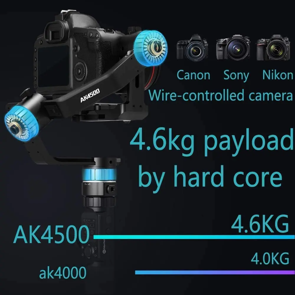 FeiyuTech AK4500 3 осевой карданный стабилизатор Полезная нагрузка 4 6 кг для