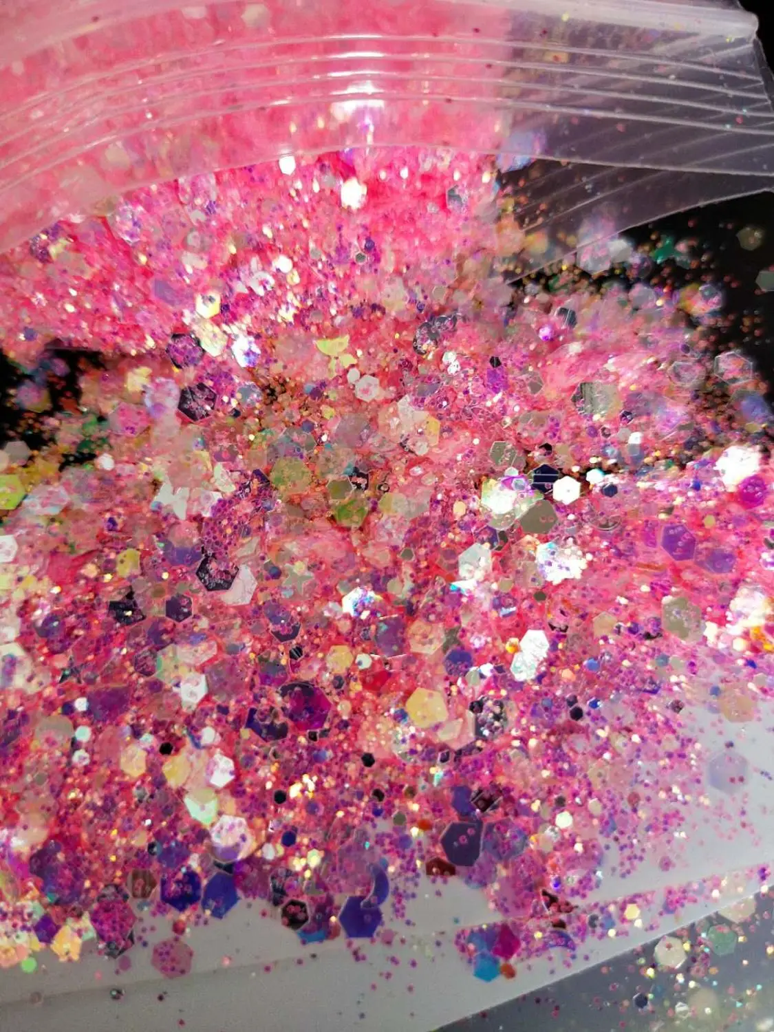 

Holo Jewel-Chunky Glitter Mix, Tumbler Glitter 12 colors Iridescent Heart Star Moon Confetti Glitter Nail Art-50grams