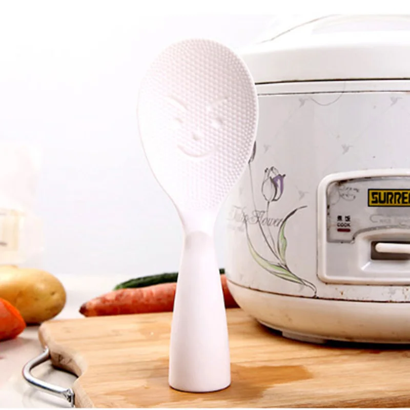 Оптовая продажа рисовая ложка со смайликом экологический специальный кухонный