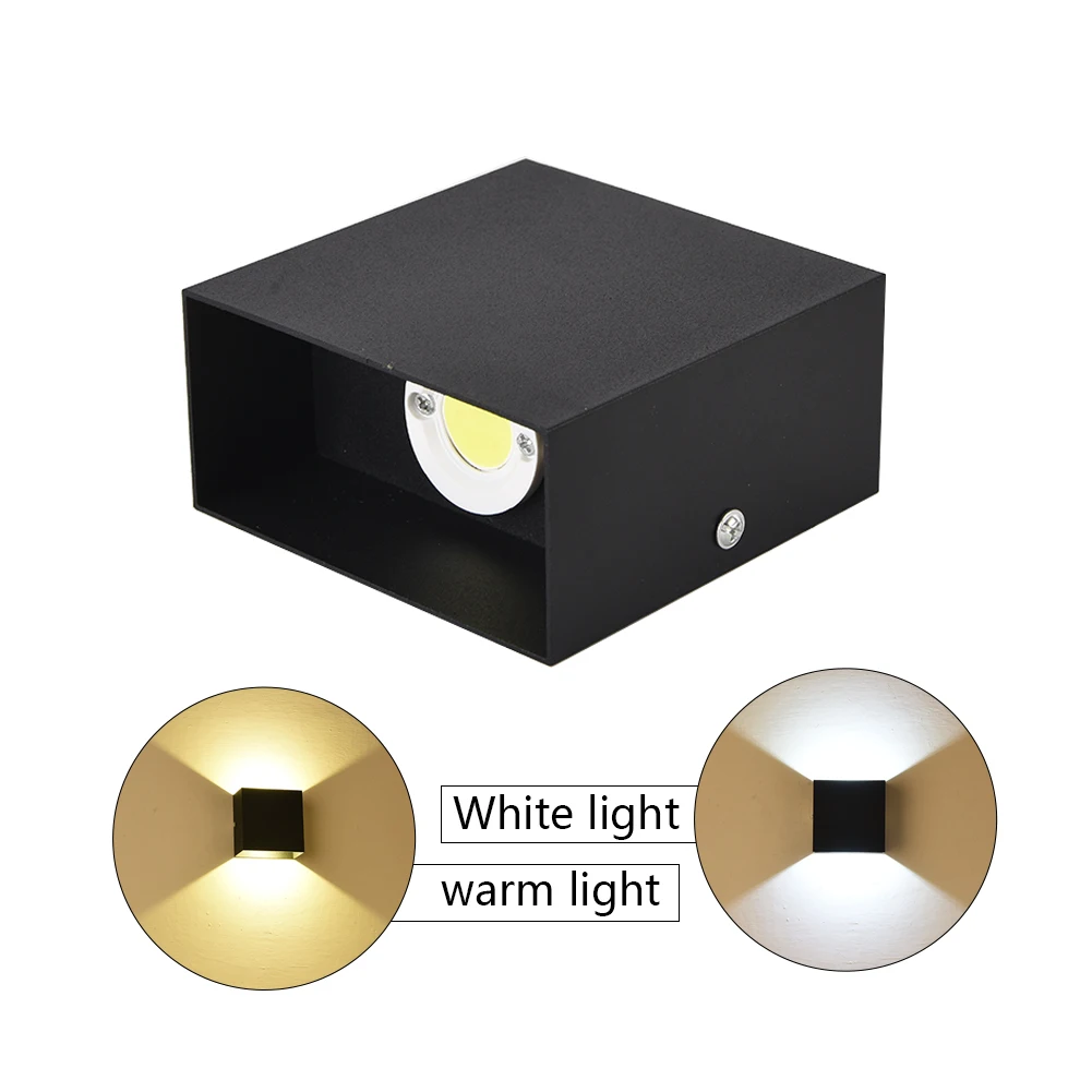 Скандинавские современные куб настенный светильник для дома светодиодный