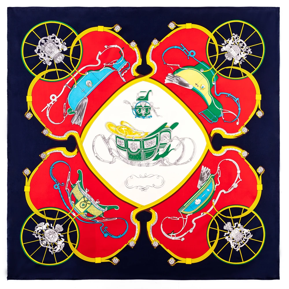 

2021New ручной свернувшись шелковый шарф Для женщин 90 см Twill Шелковый шарф подвеска в виде тыквы-кареты для Шелковый шарф платочная повязка на г...