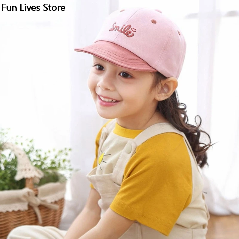 Children Canvas Visors Caps UV Protection Washable Visor Cap Kids Sunshade Beach Hats Girls Outdoor Summer Casual Wide Brim Hat |