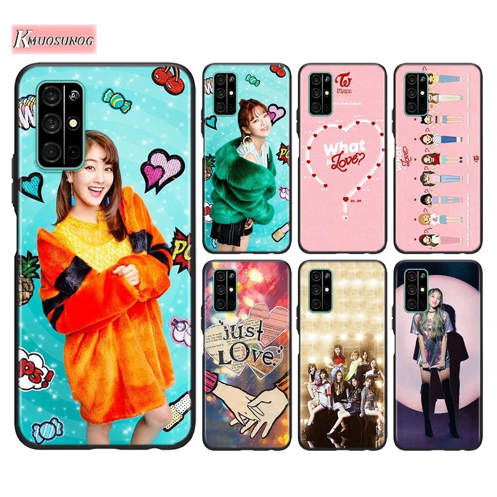 

Black Cover Twice what is love for Huawei Honor 30 20S Pro 10i 9C 9A 9S 9X 8X 10 9 Lite 8 8A 7A Pro Lite Phone Case