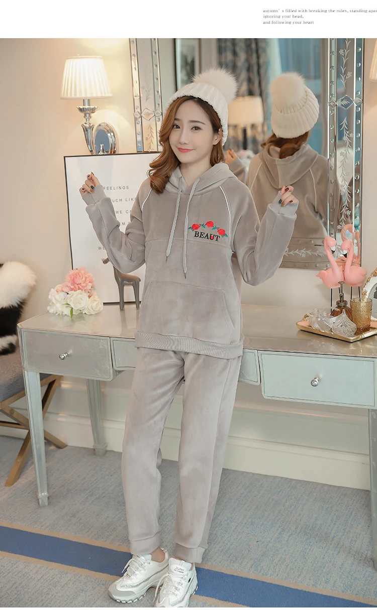 8332# зимняя модная одежда для кормящих мам, костюмы для кормления, толстовки, комплекты одежды для беременных женщин, Спортивная повседневная одежда для беременных