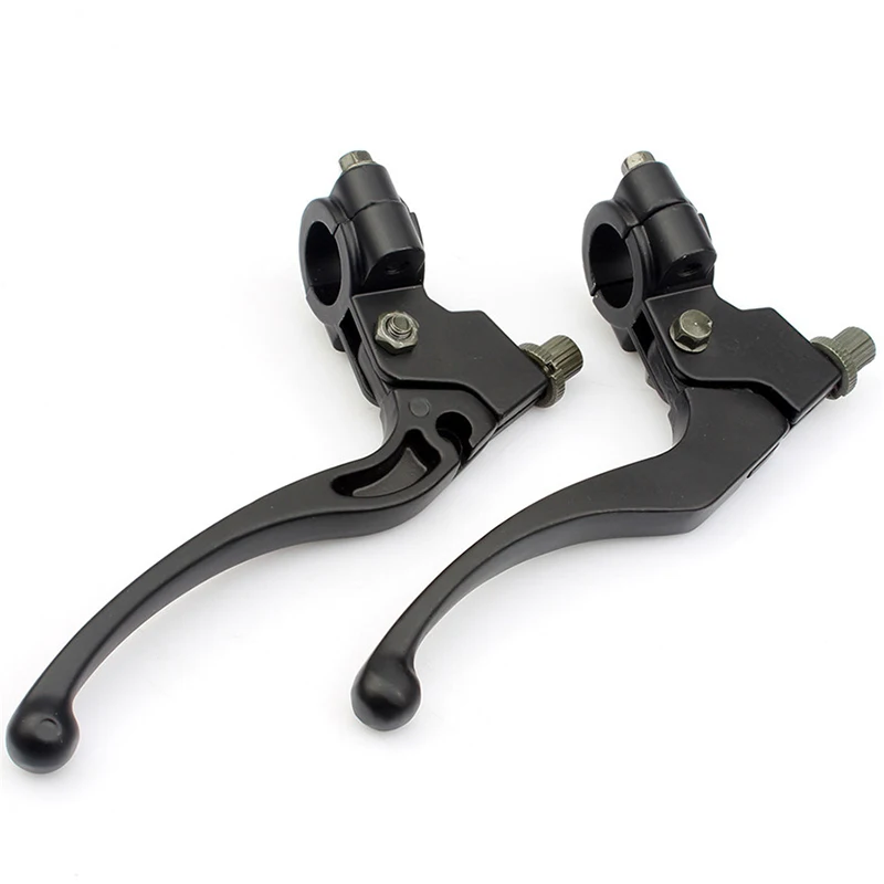 

2pcs Right +Left Motorcycle Brake Lever Perch Clutch Black For HONDA C/CR/CRF/XL/XR