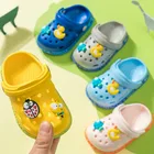 Шлепанцы для мальчиков и девочек, мультяшная обувь, летние тапочки для начинающих ходить детей, комнатные тапочки, пляжные тапочки для плавания