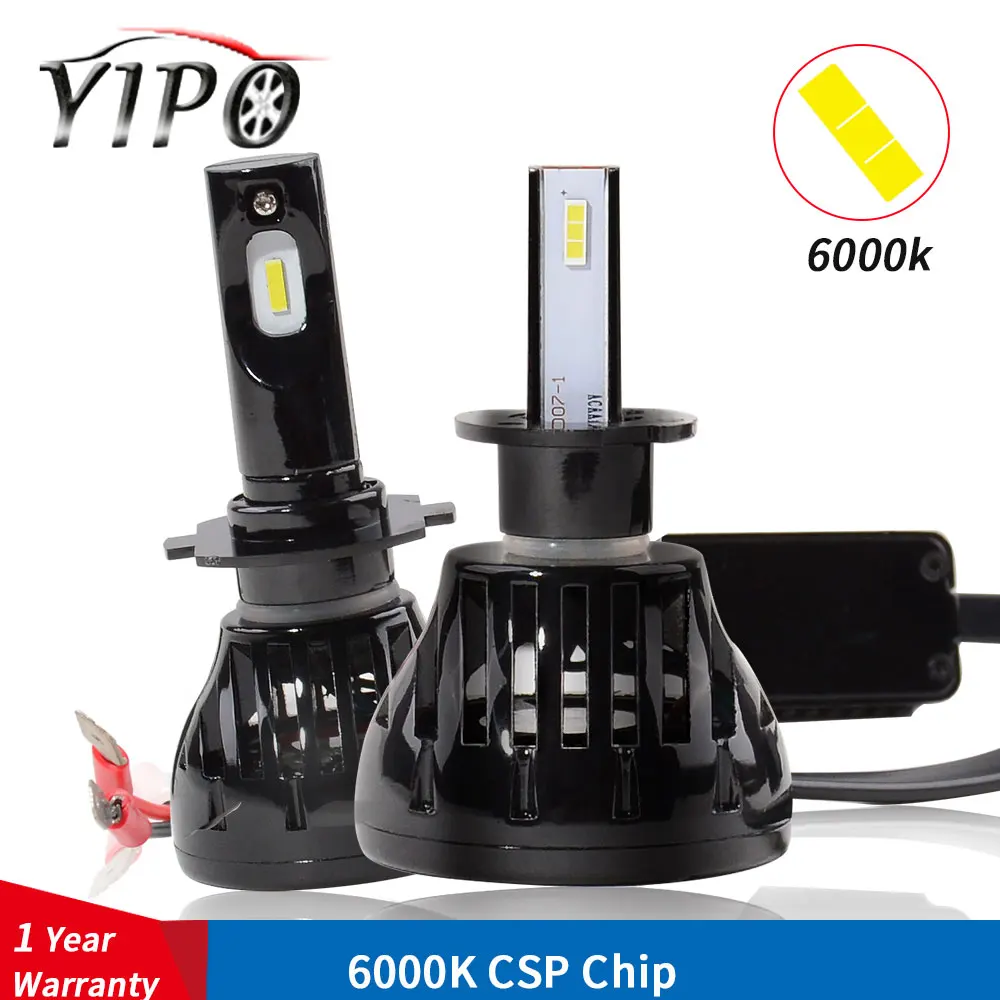 Супер яркий головной светильник H4 led h7 9005 HB3 D2S D2C Hi-Lo луч авто лампа налобный фонарь csp чип h7 светодиодный автомобильный светильник 12 в 6000 К 100 Вт