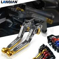 motorcycle accessories adjustable extendable foldable brake clutch levers for yamaha fz400 r fz400 r fz 400 r 1986 1987 1988