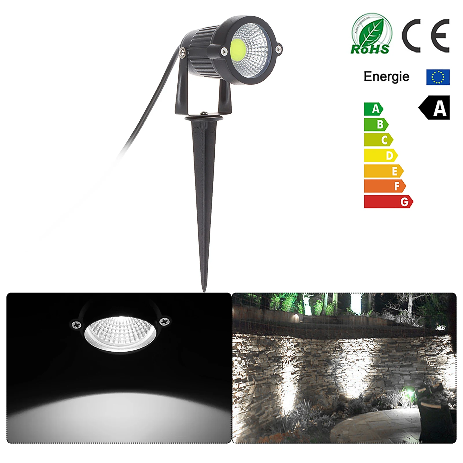 

Hot Sell Outdoor Lighting Garden Spotlight Stand Led Lawn Spotlight 5W Outdoor Light IP65 Waterproof Garden Lamp AC 85-245V