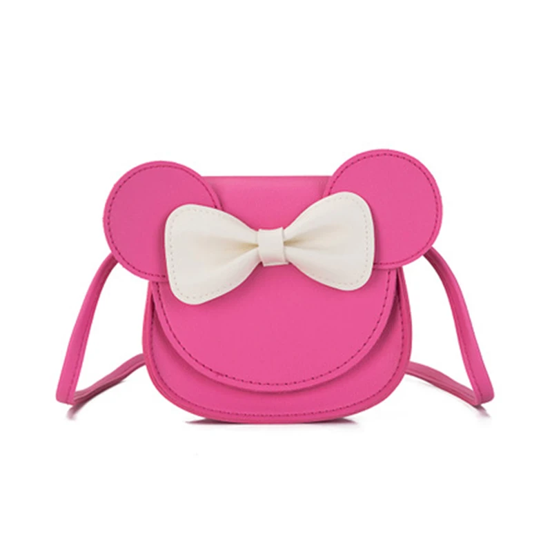 Bokinslon/Милая мини-сумка с бантом для девочек простая модная детская сумка из