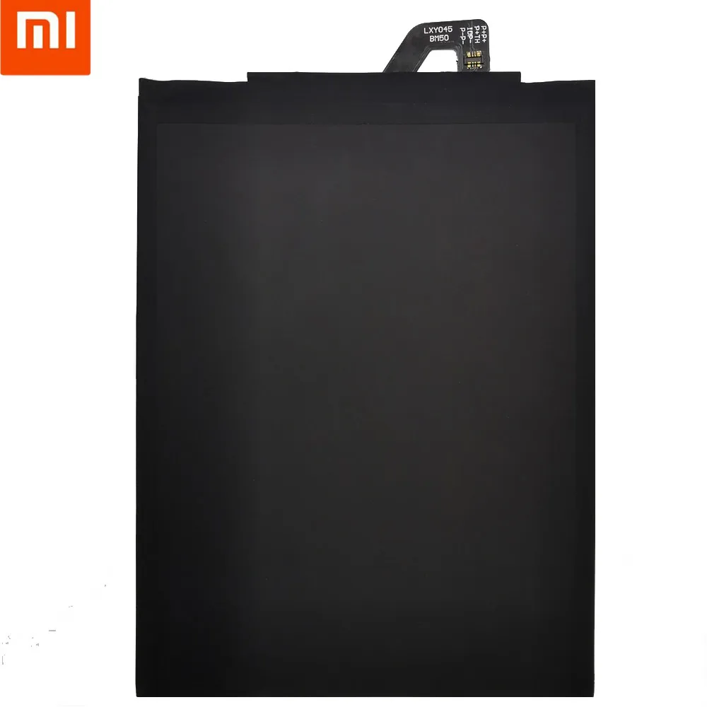 100% Оригинальный аккумулятор для Xiaomi BM50 5200/5300 мАч Mi Max 2 Max2 смартфона|Аккумуляторы