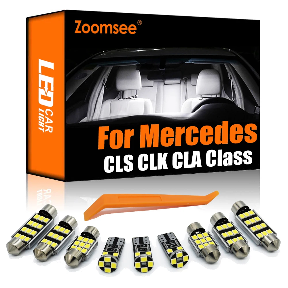 Zoomsee For Mercedes Benz MB CLS CLK CLA Class W218 W219 W208 C208 W209 C209 A209 C117 Canbus Car LED Interior Indoor Light Kit