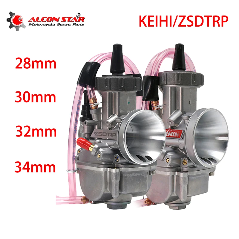 Alconstar Keihin 28 30 32 34 мм Карбюратор с силовой струей ATV багги Quad Go Kart Байк Мотоцикл Гоночные скутеры