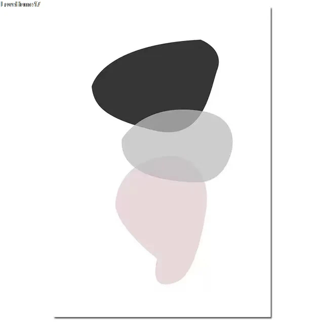 

Love Abstract Art Poster Minimalism Nordic Style Fashion Popular Frameless Canvas Oil Painting Home Decoration Photos