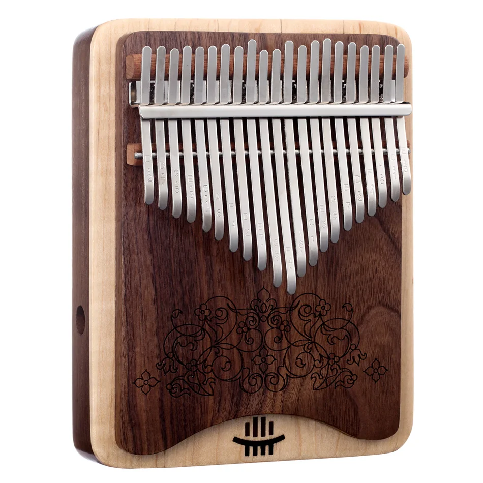 NEW Kalimba 21 Keys Black Walnut Thumb Piano Double-layer side hole kalimba Musical Instruments Keyboard Instruments Children Gi