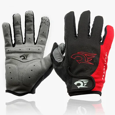 Велосипедные перчатки с полными пальцами унисекс цвет в ассортименте | Спорт и