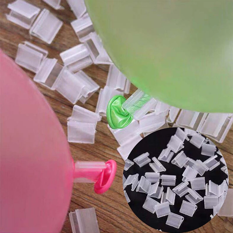 100 шт./лот полезные воздушные шары в форме буквы &quotV&quot H &quot уплотнительные клипсы