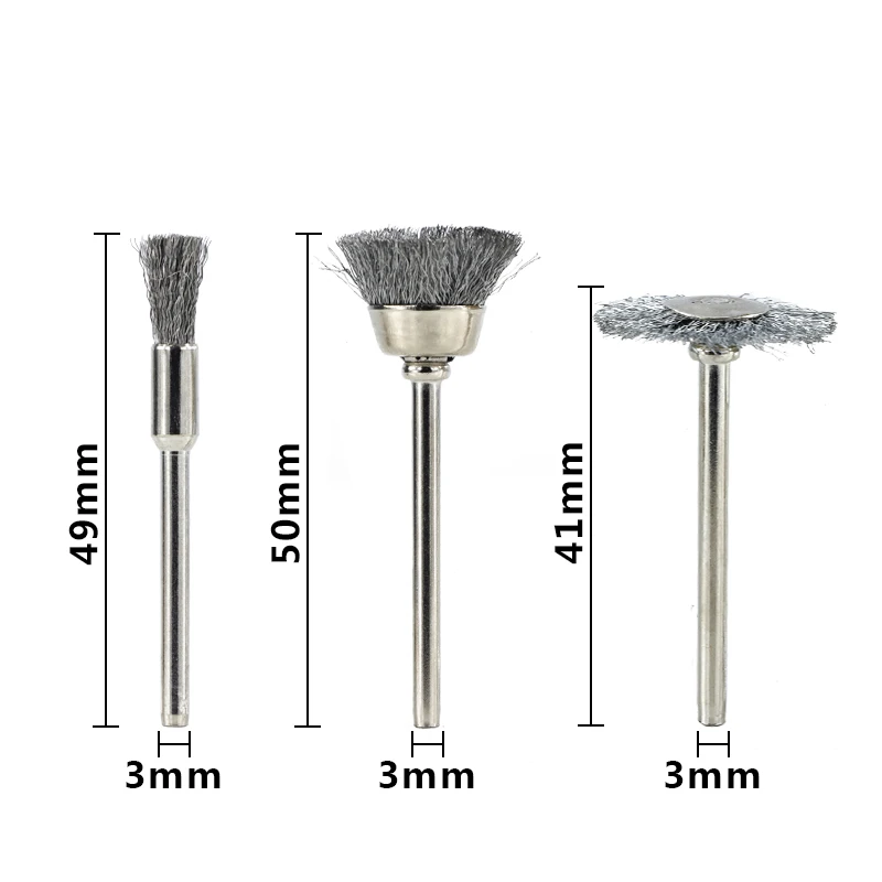 XCAN Polishing Wheel Brush Abrasive Rotary Tool Accessories 30pcs Steel Wire Disc For Metal Metalworking | Инструменты