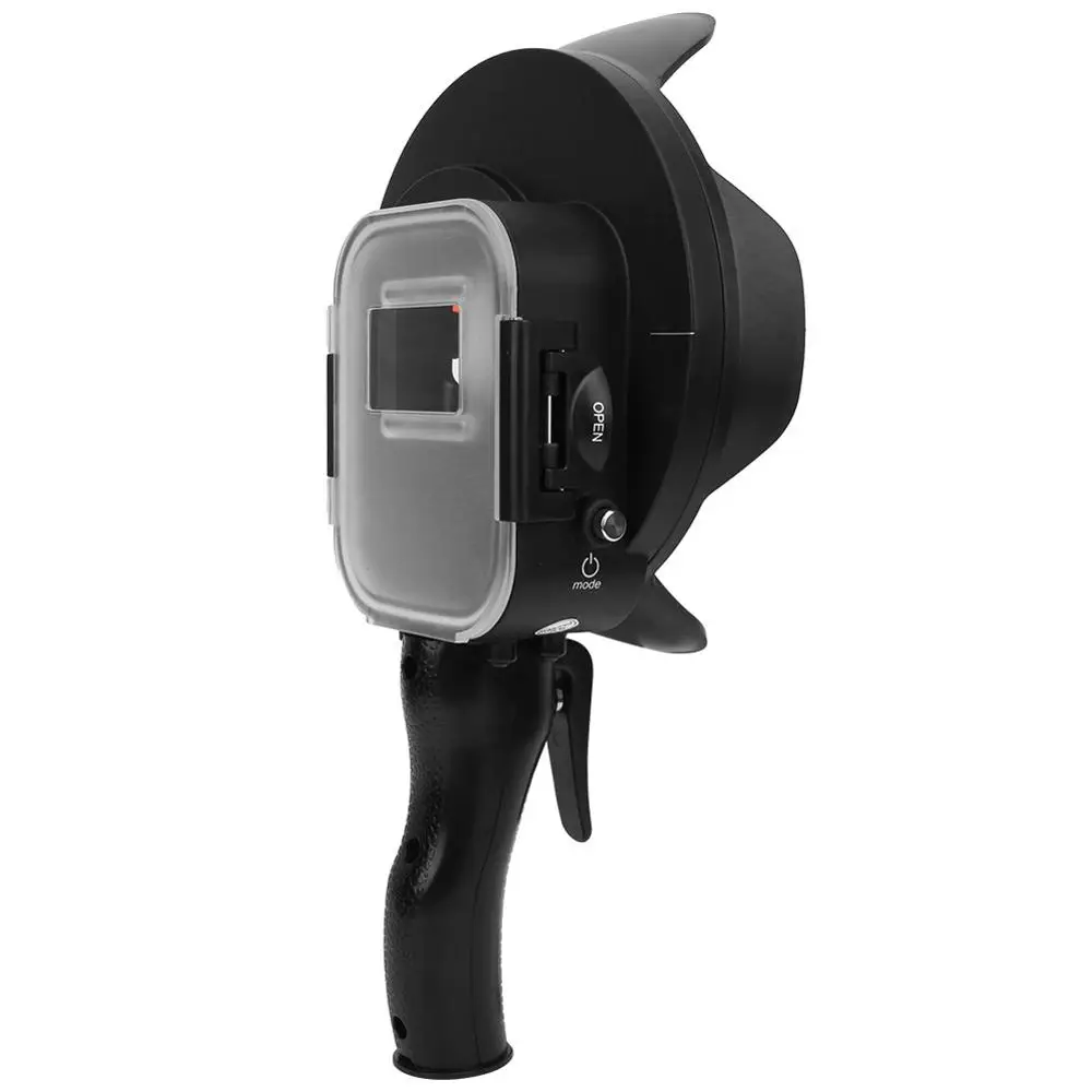 Съёмка подводный купол порт для GoPro Hero 7 6 5 черный с поплавковой рукояткой